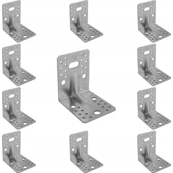 Úhloměr Úhelník KP21 tesařský spojovací montážní 105x105x90x2,5 s prolisem