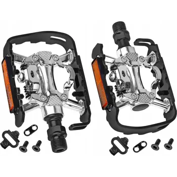 Pedál na kolo NÁŠLAPNÉ PEDÁLY NECO MD201 SPD, PRŮMYSLOVÁ LOŽISKA