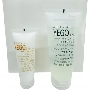 Kosmetická sada Dárková Sada Ziaja Yego Vetiver Gel na mytí, Pepř Balzám po holení