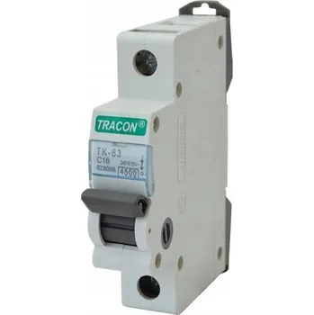 vypínač Nadproudový spínač 4,5kA 50A 1P B MB-1B-50 Tracon