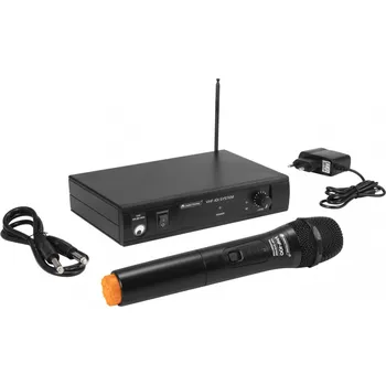 Mikrofon Omnitronic VHF-101, 1-kanálový bezdrátový mikrofonní set 212.35 MHz