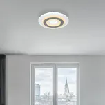 Globo LED stropní svítidlo Sabatino, Ø 30 cm, bílá/antracitová, CCT bílá, antracitová, opálová LED 21 W celkem - Doprava zdarma