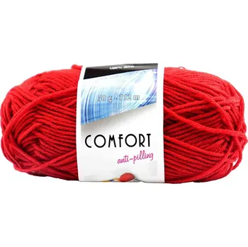 Příze Vlnap příze Comfort 52180 červená