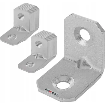 Tesařské kování Úhelník, nábytkový spojovací prvek 20x20x16 25 KS