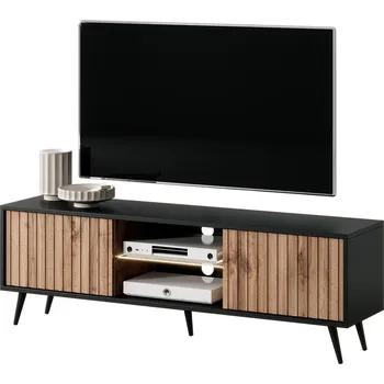 Komoda Selsey Biel 135 (černá + dub wotan)