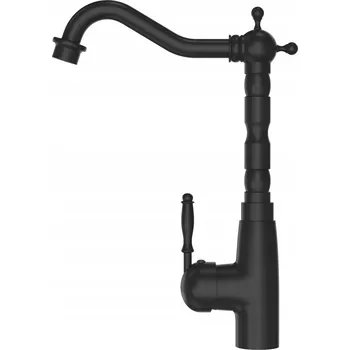 Vodovodní baterie Kuchyňská stojánková baterie Granitan RETRO černá