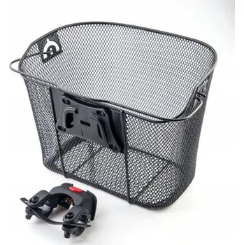 Košík na láhev Přední košík click černý 175009
