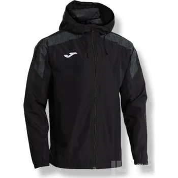 Šusťáková bunda JOMA CHAMPIONSHIP VIII, barva černá - antracitová, velikost 3XS