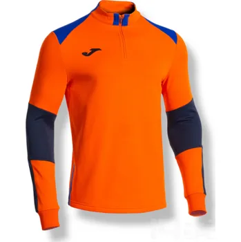 Pánská móda Mikina JOMA DANUBIO IV, barva oranžová - modrá - tmavě modrá, velikost 2XL