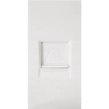 Elektrická zásuvka Telefonní zásuvka nástěnná MIUUN bílá