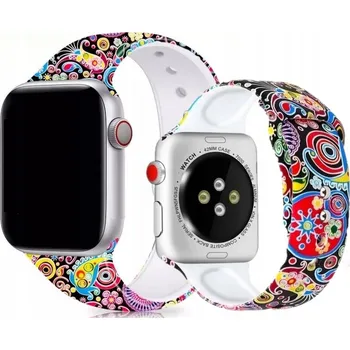 Řemínek na hodinky Řemínek RZAKcesoria pro Apple 21mm vícebarevný