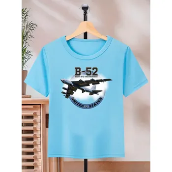 Chlapecké tričko STRIKER Dětské tričko Boeing B-52 Barva: Modrá, Velikost: 10 let