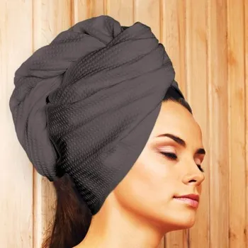 Pokrývka hlavy VEBA moderní turban na vlasy ze 100% bavlny tmavě hnědý - VEBA-TURBAN-RUMBA-TMAVE-HNEDA