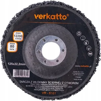 Brusný kotouč Brusný kotouč z netkané textilie s otvorem 125 mm VR-6161