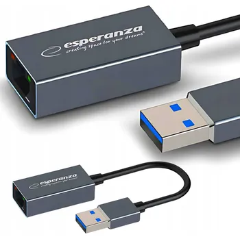 Síťová karta SÍŤOVÁ KARTA ADAPTÉR USB 3.0 RJ45 GIGABIT LAN PŘEVODNÍK PRO INTERNET