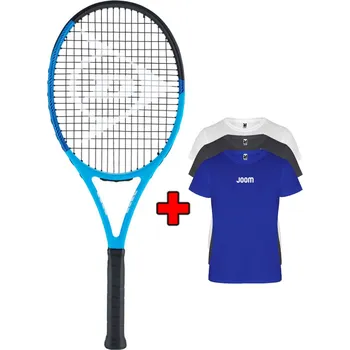 Tenisová raketa Dunlop FX Tristorm Pro 255 M 2023 + bonus funkční tričko - GRIP 1
