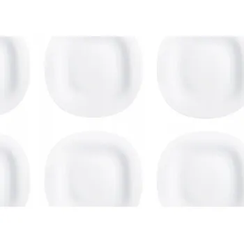 Talíř DEZERTNÍ TALÍŘ ČTVERCOVÝ 6 ks CARINE LUMINARC