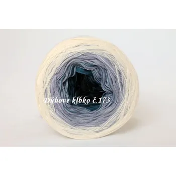 Příze Duhové klubíčko 173, 3nitka 1100 m