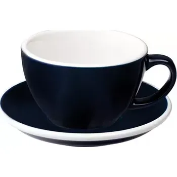Loveramics Egg - Cafe Latte 300 ml Cup and Saucer - Denim