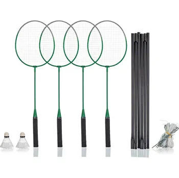 Vetro-plus Sada na badminton pro 4 hráče, černá