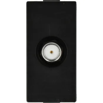 Elektrická zásuvka Anténní zásuvka nástěnná DC Smart Home černá