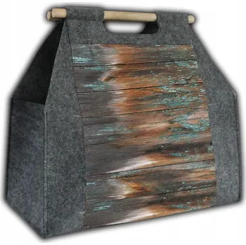 Bertoni taška na dřevo ke krbu, vzor Havana