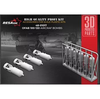 Plastikový model RESARM 1/48 OFAB 100-120 Aircraft Bombs (4 pcs.)
