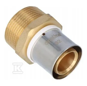 Fitinka LISovací SPOJKA VNĚJŠÍ ZÁVIT 32MM X 1 1/4" profil