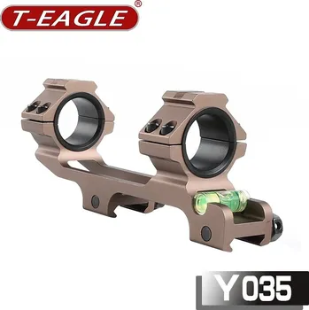 Puškohled Jednodílná montáž Y035 na puškohled, 25/30 mm, libela, tan, T-Eagle