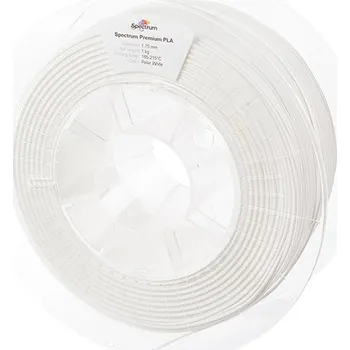 Filament Spectrum 3D filament, Premium PLA, 1,75mm, 1000g, 80012, polar white