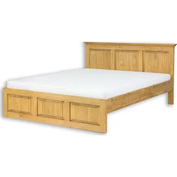 Postel Rustikální dřevěná postel borovice LK702 šířka 180 cm