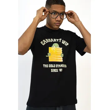 Pánské tričko Tričko Carhartt WIP Gold Standard Black - S
