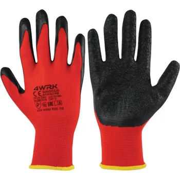 Pracovní rukavice Pracovní rukavice 4WRK potažené latexem SIROCCO vel. - S