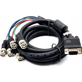 Video kabel D-SUB SVGA KABEL pro SVGA monitor - 5x BNC 1,8m 5x BNC VGA Vitalco DSKSV85