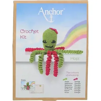 Kompletní sada na háčkování Chobotničky Hopi (Anchor set na háčkování Octopus Hopi)
