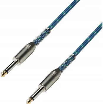 Audio kabel Kabel jack 6,3 mm - jack 6,3 mm Adam Hall K3IPP0600V 9 m