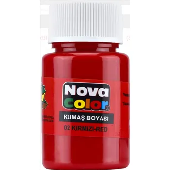 Výtvarná barva Barva na textil červená 30ml NOVA COLOR-160 (081)