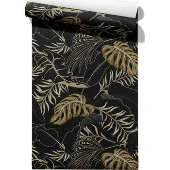 Tapeta Vliesová tapeta Temná Monstera, role 50 cm x 6,1 m