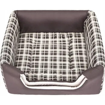 Pelíšek pro psa Pelíšek a bouda 2v1, obdélníkové pelíšek pro psa se stříškou 43x43 cm