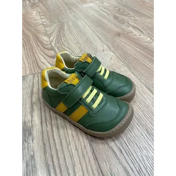 Dívčí obuv Barefoot tenisky - Dylan Leather Green, KOEL4kids Velikost: 32