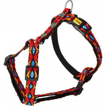 Postroj pro psa DINGO Postroj pro psy Dvoupopruhový Guard WINNETOU - černý S