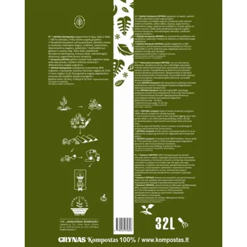 Poštovní známka JUKNEVIČIAS čistý kompost, 32l