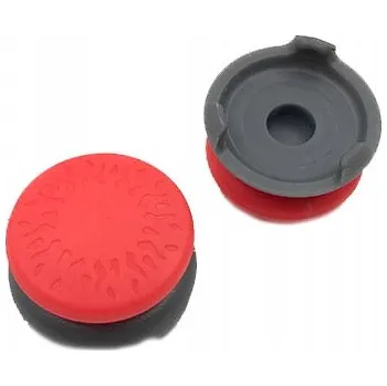 Herní konzole 2x Gumové nástavce FPS jako KontrolFreek pro Nintendo Switch/NS OLED Červené