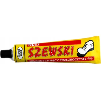 Vrták KLEJ SZEWSKI DO BUTÓW FILCU SKÓR ZE SKLA, SILNÉ