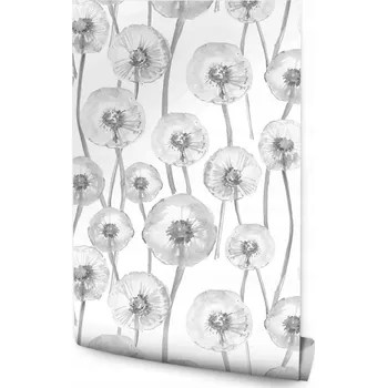 Tapeta Tapeta do ložnice pampeliška rostliny akvarel