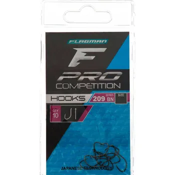 Rybářský háček Zemní Háčky s protihrotem Flagman 209 BN 10 ks