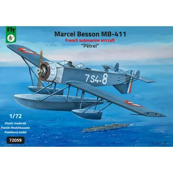 Plastikový model Fly 1/72 Marcel Besson MB-411 (2x camo)