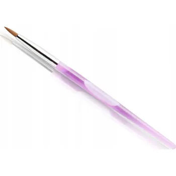 Kosmetický štětec ŠTĚTEC NA AKRYL SUGAR EFFECT ZDOBENÍ #2 OVÁLNÝ