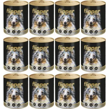 Krmivo pro psa Dolina Noteci Flipper s hovězím a drůbežím masem 24x800g