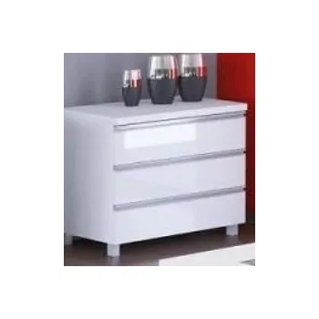 Komoda Komoda AG39-BI, AGA bílý lesk, 90 x 66 x 44 cm